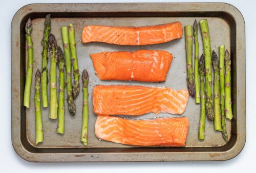 The Verdant Centerpiece: A High-Protein Salmon & Asparagus "Spring-Shield"