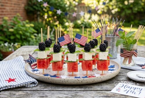 The Freedom Platter: 3 Red, White, and Blue Snacks for Clean Summer Celebrations