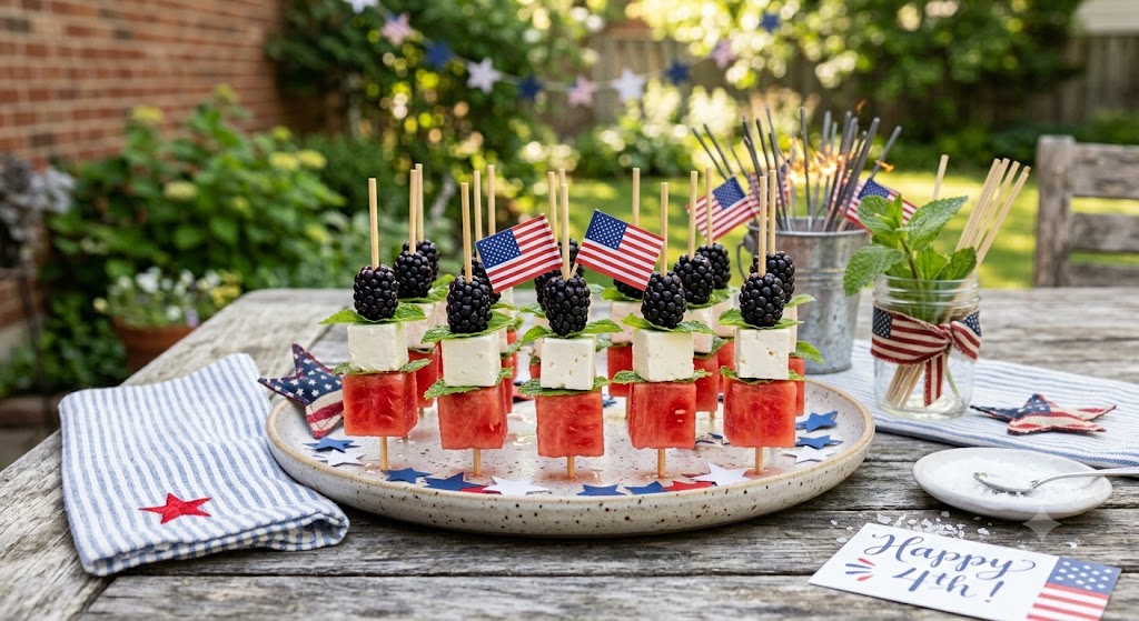 The Freedom Platter: 3 Red, White, and Blue Snacks for Clean Summer Celebrations