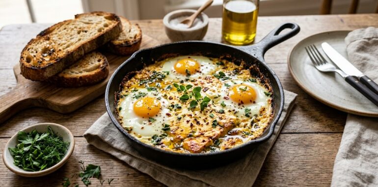 Baked Feta Eggs: The Breakfast That Feels Fancier Than It Is