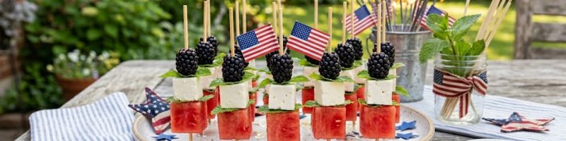 The Freedom Platter: 3 Red, White, and Blue Snacks for Clean Summer Celebrations
